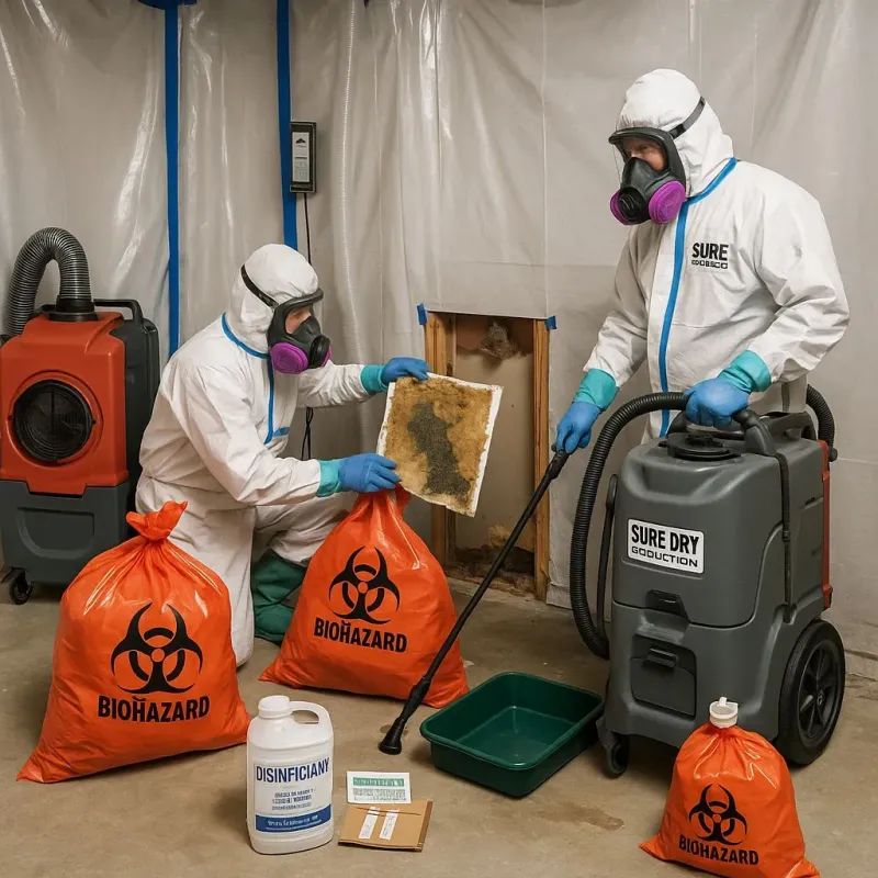 Contaminated Water Handling Protocols process in Jobos, PR